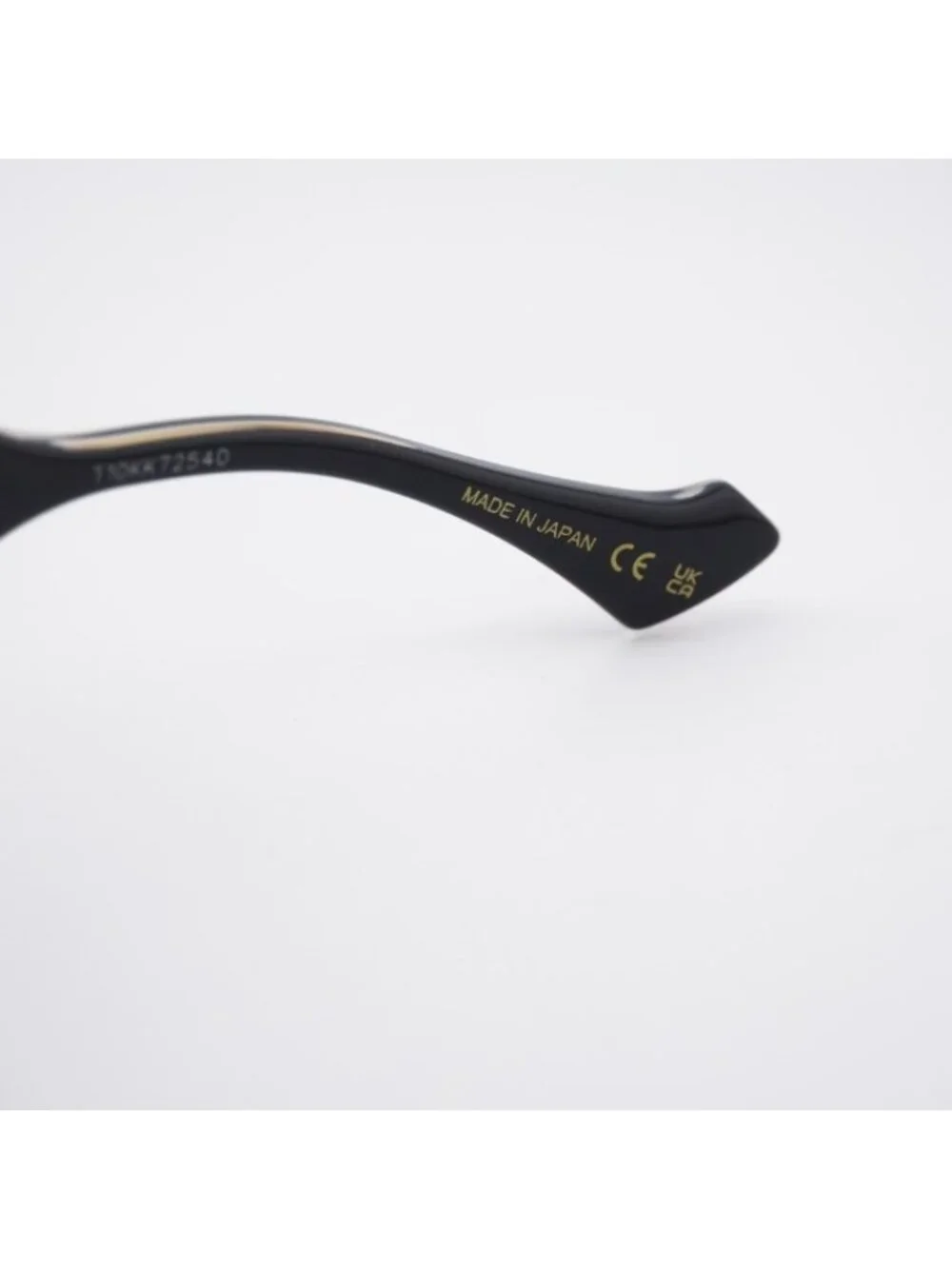 Gucci GG1559OK 001 Eyeglasses Shiny Black 54mm Cat Eye Frame